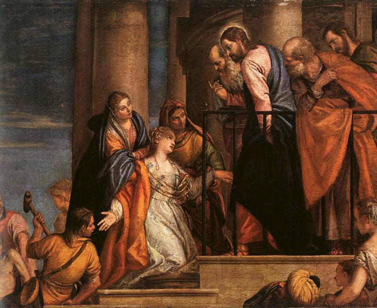  Paolo  Veronese Christ and the Woman with the Issue of Blood china oil painting image